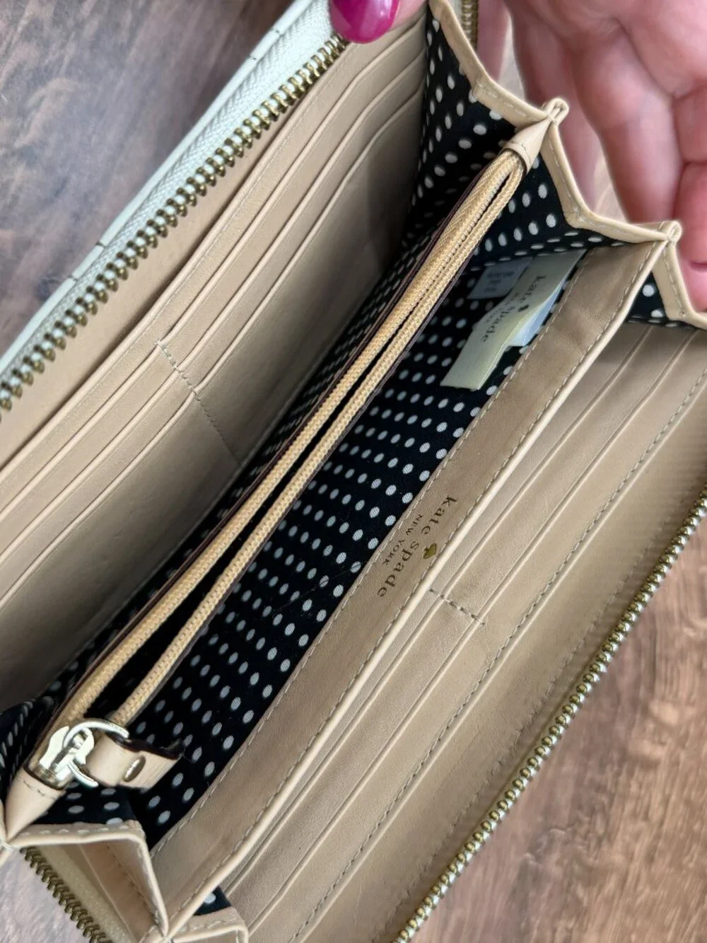 Kate Spade Ivory Large Wallet